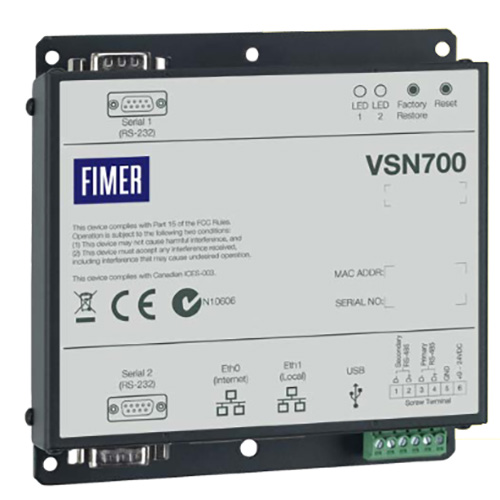 (image for) Fimer, VSN-MGR-DIN, DIN rail mounting kit, for VSN700-01, VSN700-03, VSN700-05 (E0, N0 and A0 versions), Included as default in the VSN700-05-00 package, 2 year warranty